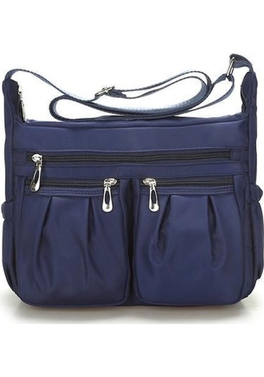 Ganzhoushop Yeni Tasarımcı Su Red Omuz Naylon Moda Messenger Kadınlar İçin Geçirmez Fermuarlı Çapraz Çantaları Çantalar Çanta Çanta Bayan Pq Kırmızı