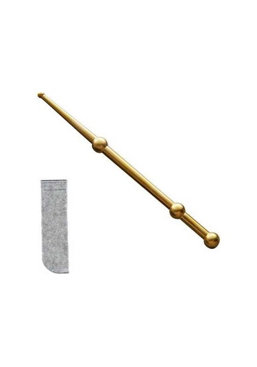 Fortunelane Temiz Bakır Akupresür Kalemi - Akupunktur, Meridian Açma, Vücut Masajı, Kumaş Çanta Hediyeli Çok Renkli Çok Renkli