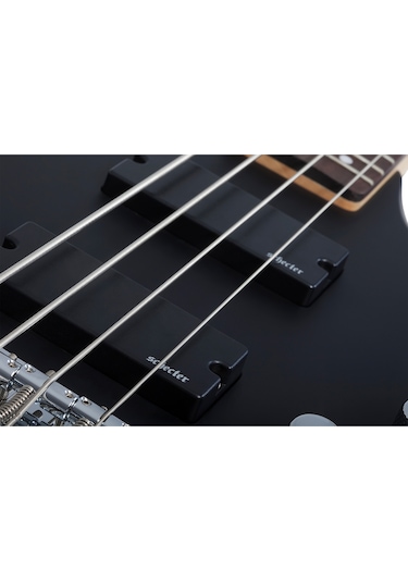 Schecter C-4 Deluxe Bas Gitar Satin Black
