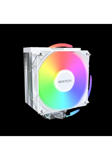 Montech Nx400 Argb - Cpu Soğutucu, Tek Kule, 4 Gelişmiş Isı Borusu, 52 Kanatlı Isı Emici, E28, 120 M