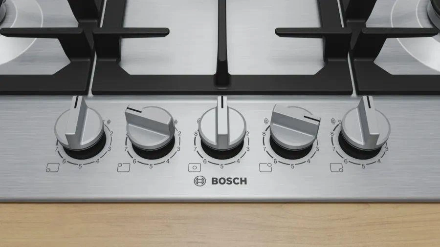 Bosch PCQ7A5I90 Paslanmaz Çelik Gazlı Ocak