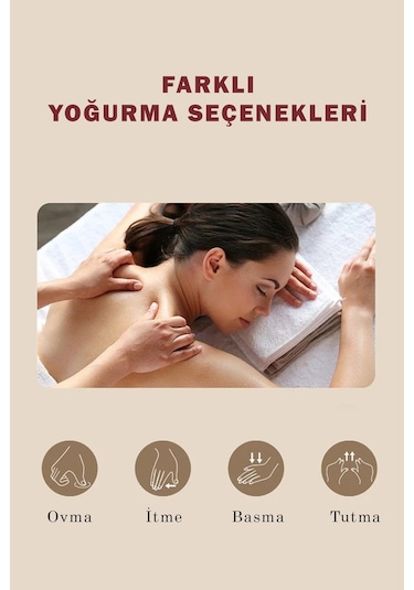 Ovmalı Ve Isıtmalı Masaj Aleti Boyun Sırt Bel Boyun Bej