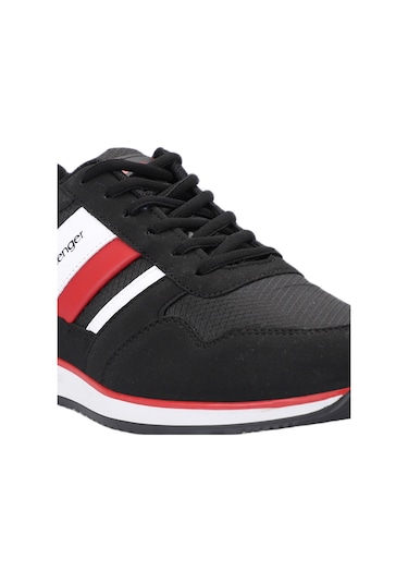Slazenger ORIGIN I Erkek  Siyah / Kırmızı Günlük Spor Ayakkabısı