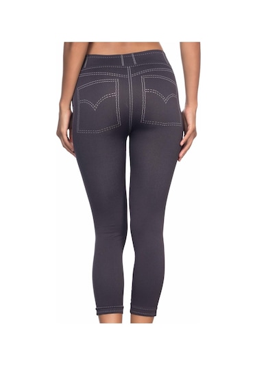 Emay Dikişsiz Kot Tayt Pantalon 3801