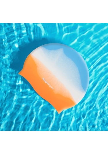 Kingpousports K9002 5'i 1 Arada Çocuk Buğu Önleyici Dalış Yüzme Gözlüğü + Yüzme Şapkası + B Kulak Tıkacı + Yüzücü Gözlüğü 52301371 Çok Renkli