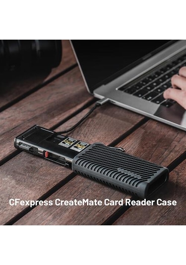Pgytech Createmate Cfexpress Type B/sd Kart Okuyucu Kutusu Klasik Siyah