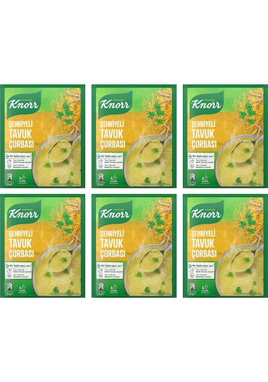 Knorr Şehriyeli Tavuk Çorbası 51 Gr X 6 Adet Yeni Ambalaj
