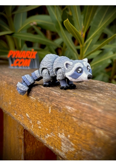 Rakun Oyuncak 3d Hareketli Yeni Nesil Organik Vip Model Orta Boy