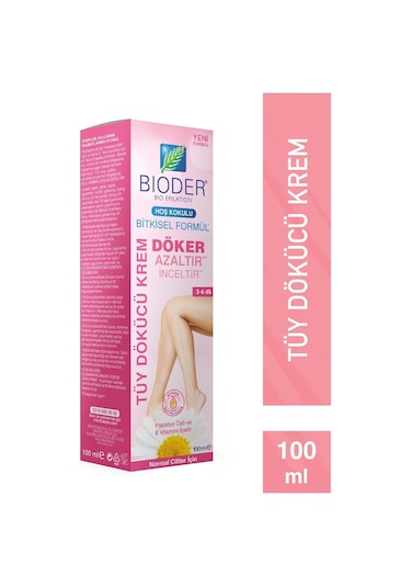 Bioder Normal Ciltler Için Tüy Dökücü Krem 100 ml