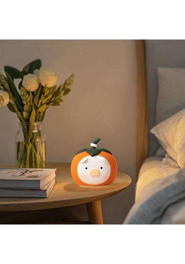 Suntek Trabzon Hurması Gece Lambası Ofis Ev Yatak Odası Için Turuncu Diğer