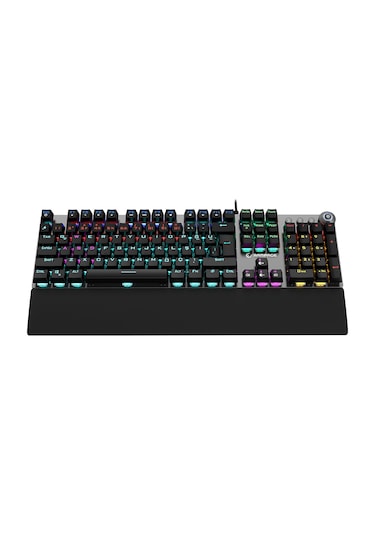 Rampage KB-R28 Blade Plus Red Switch Gökkuşağı Aydınlatmalı Mekanik Oyuncu Klavye