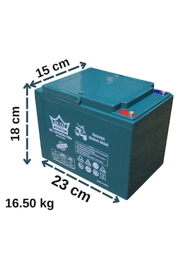 Ortec Plus 12v 100ah Elektrikli Motosiklet Aküsü 2024 Üretim