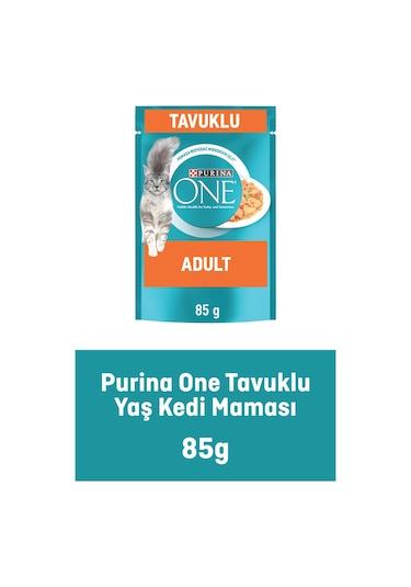 Yetişkin Kediler Için Sos Içerisinde Tavuklu Ve Fasulyeli Mini Filetolar