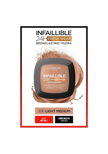 Loreal Parıs Infaıllıble Bronze Matte Bronzıng Powder 300 Lıght M