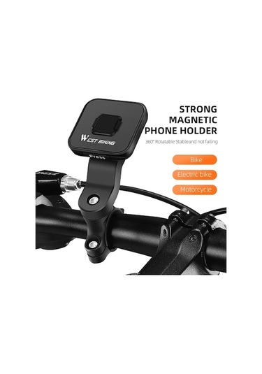 Wondernest Yp0715060 West Tutucu Telefon Renkli Manyetik Gidon Dönen Derece Çok Amaçlı Braketi Bisiklet Biking 360 - Wx Çok Renkli