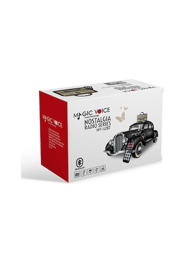 Magicvoice Mv-112bt Usb - Sd - Fm - Bluetooth Destekli Nostaljik Radyo