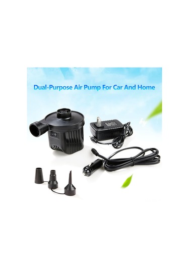 Wezone Jh-618c-x Ev Ve Araç İçin Çift Kullanımlı Elektrikli Havalandırma Pompası, 3 Fişli Uç, Hızlı Başlangıç, Yorgan-pool-su Yüzme Çemberi İçin