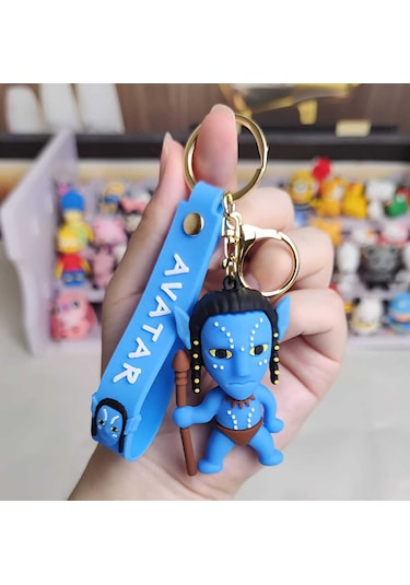 Avatar Figürlü Büyük Boy Silikon Anahtarlık