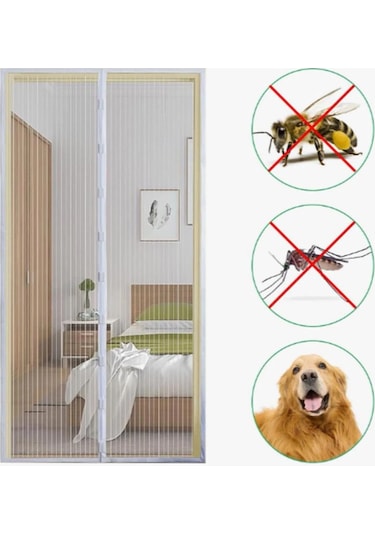 Mıknatıslı Kapı Sinekliği Tül Perde 105 X 210 Cm 5272