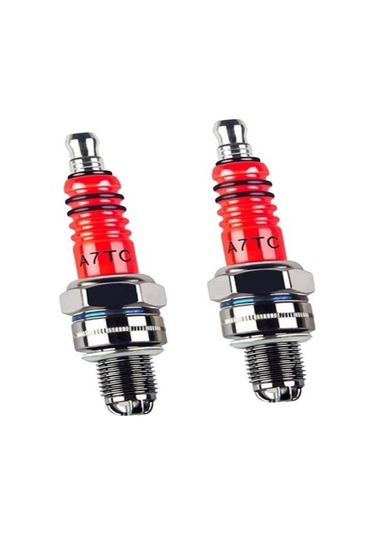 Kırmızı 3-tırnak 2 Adet Evrensel Buji