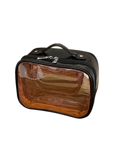 Mufunye Kozmetik Çantası, Taşınabilir Ve Büyük Kapasiteli, Siyah