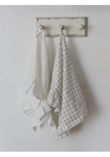 Home Lovers 2 Adet Fırfırlı Mutfak Havlusu Seti 430255900 Sütlü