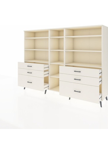 Hyperion Dolap 10 Raflı 6 Çekmeceli 220x44x163 Aytaşı-aytaşı Aytaşı-aytaşı