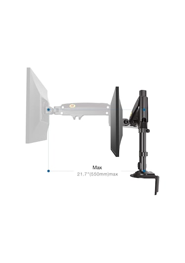Ergoflex Nb H100 22"-35" Amortisörlü Vesa Monitör Standı