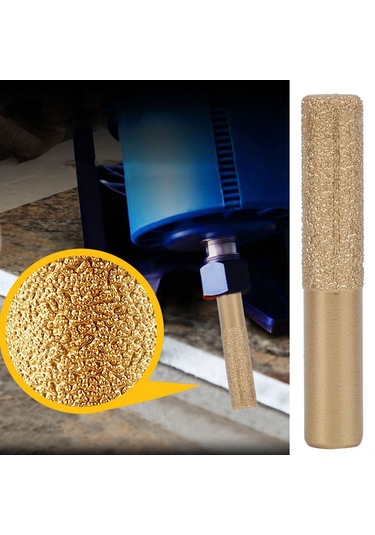 Yifomall Elmas Freze Ucu - Mermer, Kuvars Ve Granit Kenar Kesimi İçin Yüksek Performanslı 12.7 X 13.5 X 75mm