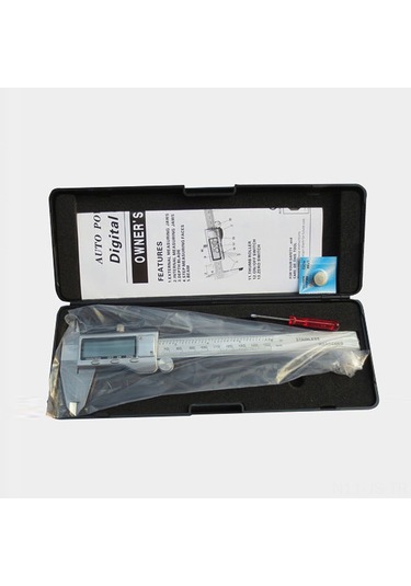 Jeemson Stainless Steel Dijital Mikrometre - 0-150mm Ölçüm Aralığı, 0.01mm Keskinlik, Lcd Ekran, Birim Değiştirme, İç/dış Çap Ve Derinlik Ölçümü