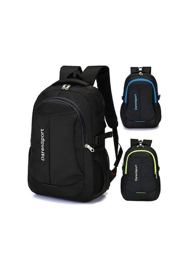 Aubyhe Erkek Çift Askılı Sırt Çantası - Öğrenci/seyahat/notebook İçin Büyük Kapasiteli, Siyah Küçük Boy Diğer