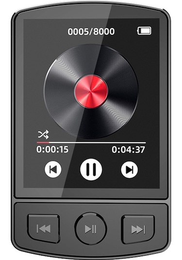 Geeksen 16gb Bluetooth Mp3 Çalar, Kayıt Özellikli, Taşınabilir Müzik Çalar