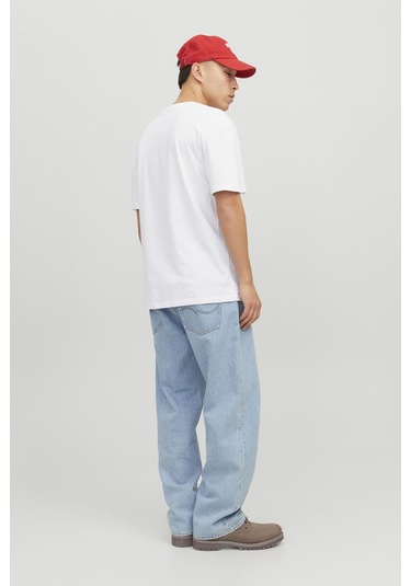 Jack &amp Jones Jjestar Jj Tee Ss Noos Beyaz Erkek Kısa Kol T-shirt 000000000101927702 Beyaz