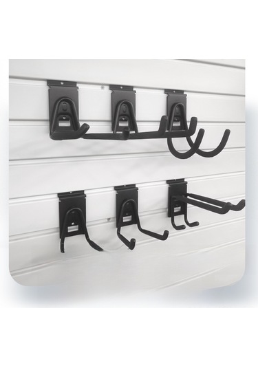 Youmex Çift Katlı Çelik Garaj Demiri: Bisiklet, Süpürge, Bahçe Aletleri İçin Duvarlı Çekici Depolama Kanca 820