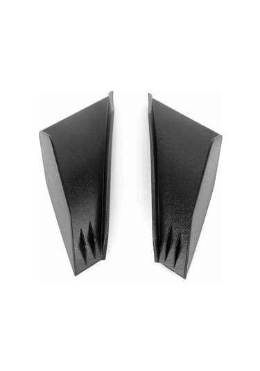 Yaleker Motosiklet Kanat Profili Çift Siyah - Abs Malzeme Dayanıklı Evrensel Uyumlu Spor Tasarım Siyah