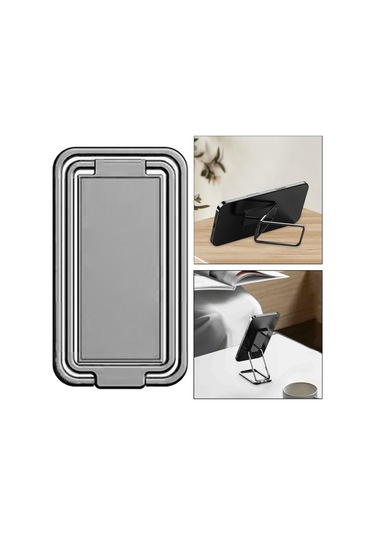 Trendooze Homyl Telefon Zil Tutucu 360 Parmak Yüzük Siyah, Unik Tasarım