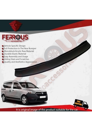 Dacia Lodgy Dokker Arka Tampon Üstü Koruyucu N11.14381