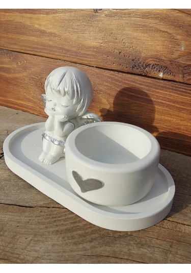 Basket Dekoratif Alçı Set Melek 311748675