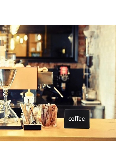 Suntek 20 Adet Mini Kara Tahta Işaretleri Gıda Masa Işaretleri