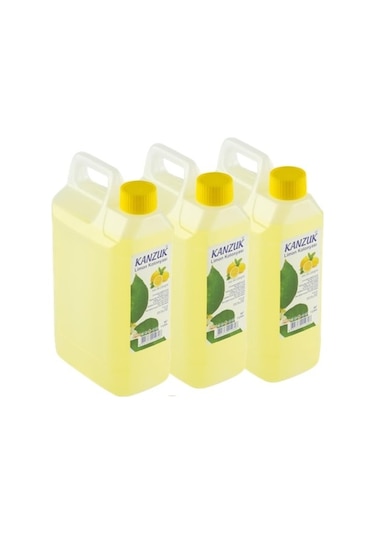 Kanzuk 80 Derece Limon Kolonyası Bidon 3 x 1 L