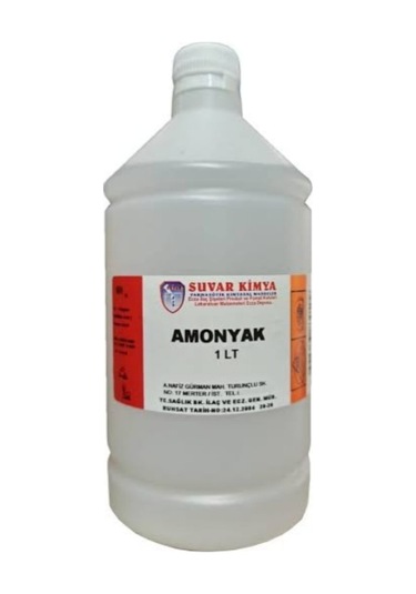 Amonyak 1 Litre (1000 Ml, Lt, L) Çok Renkli