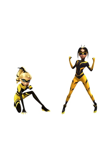 Queen Bee Vesperia Arı Mucizesi Ladybug Mucizevi Uğurböceği  Toka Çok Renkli