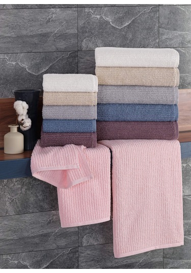 Newhome Alfa 6 Lı 50x90 %100 Pamuk El Ve Yüz Havlusu 6 Renk