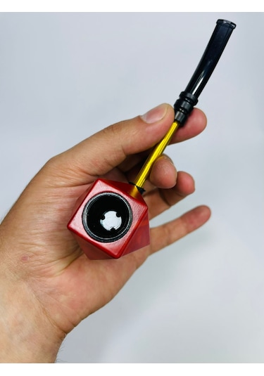 Alcan HG710 Ahşap Görünümlü Sert Akrilik Pipo 10 CM