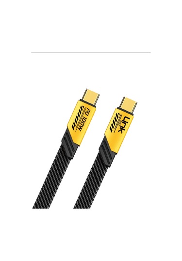 Linktech K472 Mecha Style Type-C 100 W 6 A 1.2 M Hızlı Şarj Kablosu