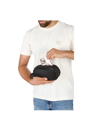 Erkek Günlük Portföy Clutch El Çantası Siyah