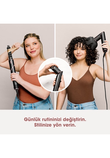 Shark FlexStyle 5-in-1 HD446EU Saç Kurutma & Şekillendirme Sistemi - Black/Rose Gold