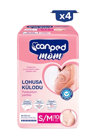 Canped Mom Lohusa Külodu S/m 4 Paket 40 Adet