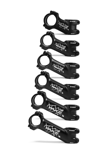 Teltree Wake 31.8mm Bisiklet Gövdesi 25 Açılı Hafif Alüminyum Gövde - 60mm Çok Renkli