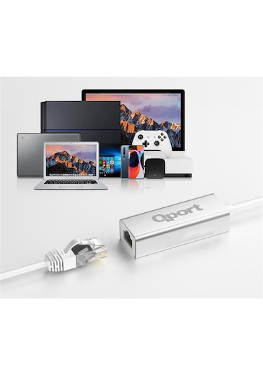 Qport Q-tr45 Type-c To Rj45 Ethernet Cevırıcı